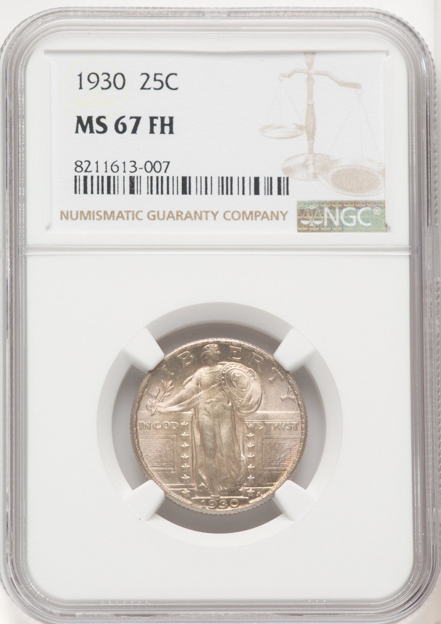 1930 25C FH Standing Liberty Quarter NGC MS67 (770165018)