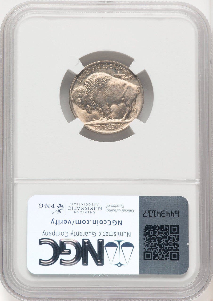 1924 5C Buffalo Nickel NGC MS67