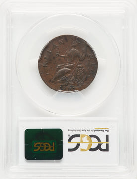 '1787' Machin's Mills Halfpenny BN CAC Colonials PCGS XF45