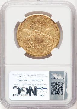 1890-CC $20 Liberty Double Eagle NGC AU53 (772138046)