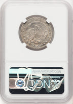 1815 25C B-1 E Counterstamp Bust Quarter Details NGC AU50