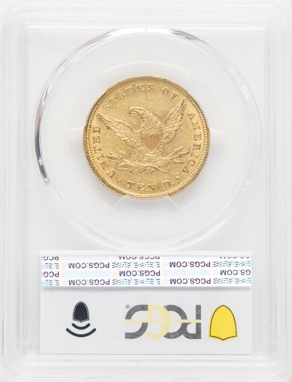 1853/2 $10 Liberty Eagle PCGS AU55