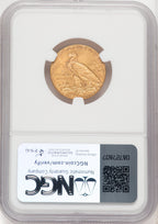 1909 $5 Indian Half Eagle NGC MS63 (772138077)