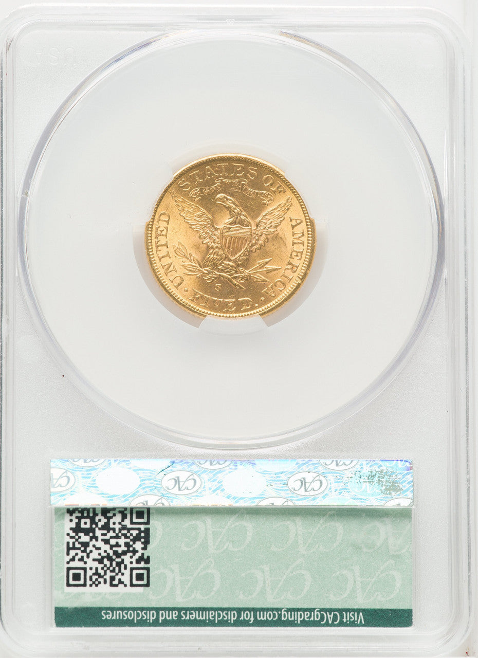 1901-S $5 Liberty Half Eagle CACG MS64