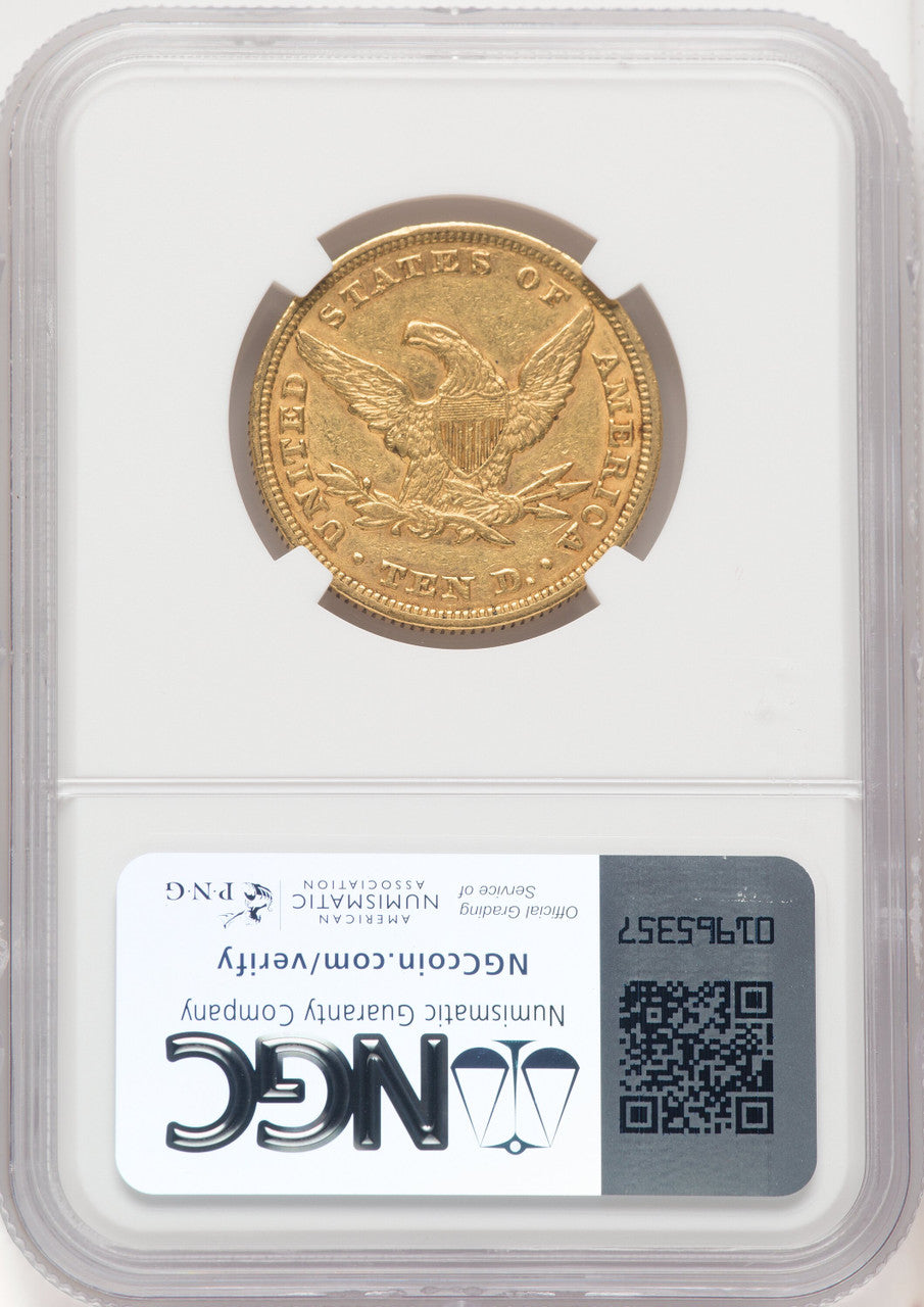 1847 $10 Liberty Eagle NGC AU53 (572193025)