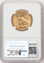 1908-D $10 NO MOTTO Indian Eagle NGC MS62 (771368054)