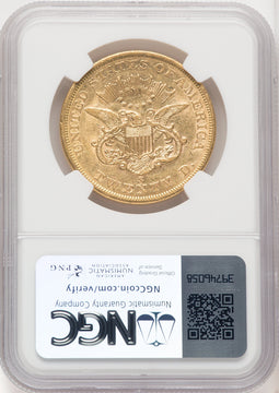 1862-S $20 Liberty Double Eagle NGC XF45 (572203013)