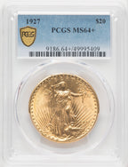 1927 $20 Saint Gaudens Double Eagle PCGS MS64+ OOOS