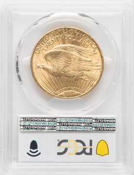 1920 $20 Saint-Gaudens Double Eagle PCGS MS63+
