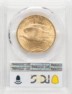 1920 $20 Saint-Gaudens Double Eagle PCGS MS63+