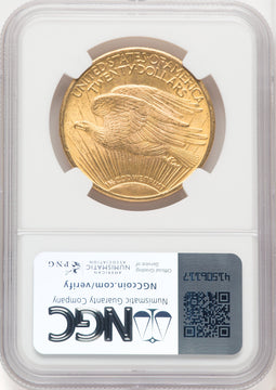 1924 $20 Saint Saint-Gaudens Double Eagle NGC MS65+ (177168194)