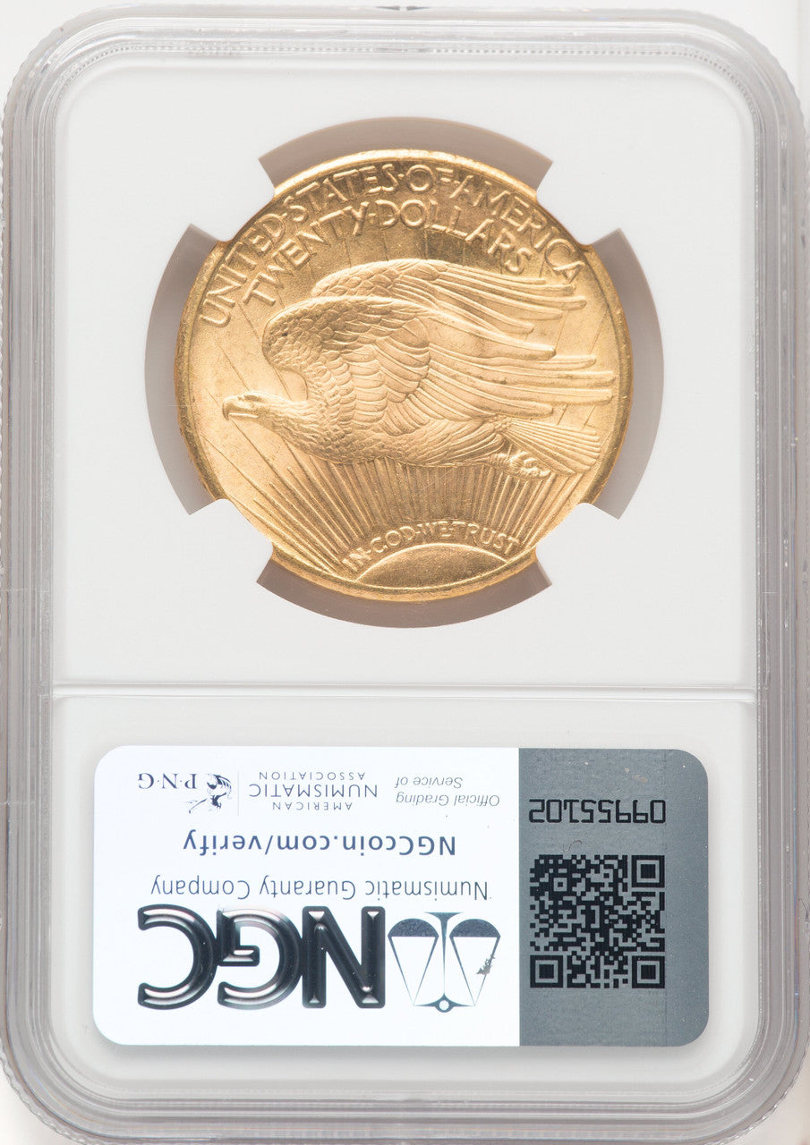1924 $20 Saint Saint-Gaudens Double Eagle NGC MS66+ (771135004)