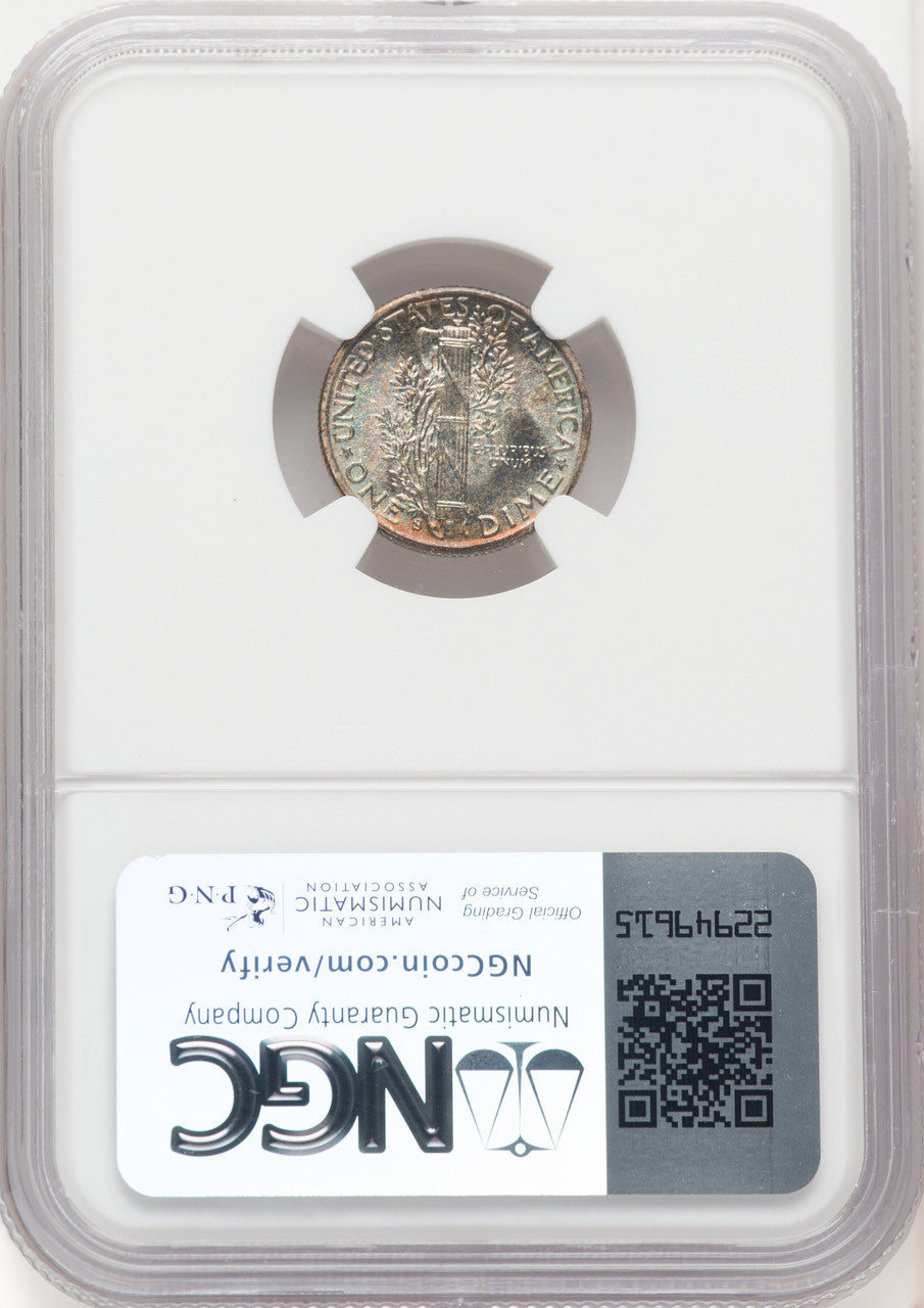 1943-S 10C FB Mercury Dime NGC MS68 (519977028)