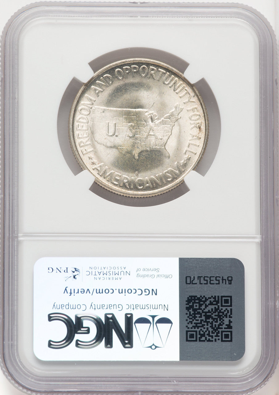 1953-S 50C Washington-Carver Commemorative Silver NGC MS67 (519977040)