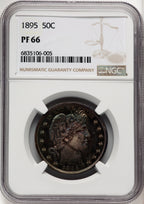 1895 50C Proof Barber Half Dollar NGC PR66 (772268014)