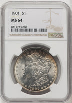 1901 Morgan Dollar NGC MS64