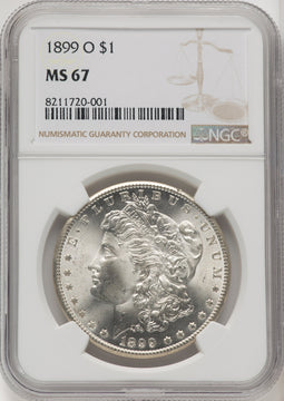 1899-O Morgan Dollar NGC MS67 (771675020)