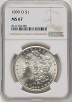 1899-O Morgan Dollar NGC MS67 (771675020)