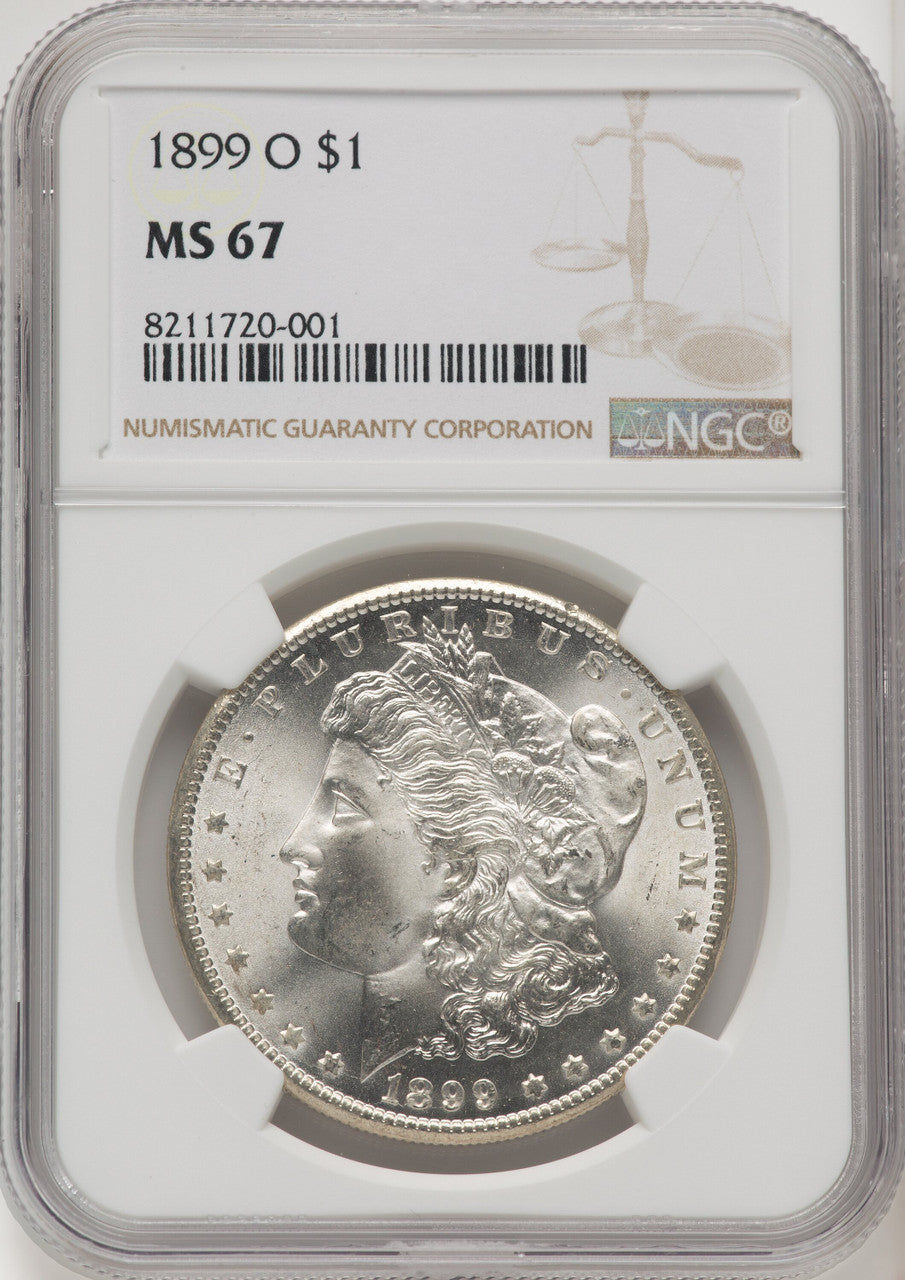 1899-O Morgan Dollar NGC MS67 (771675020)