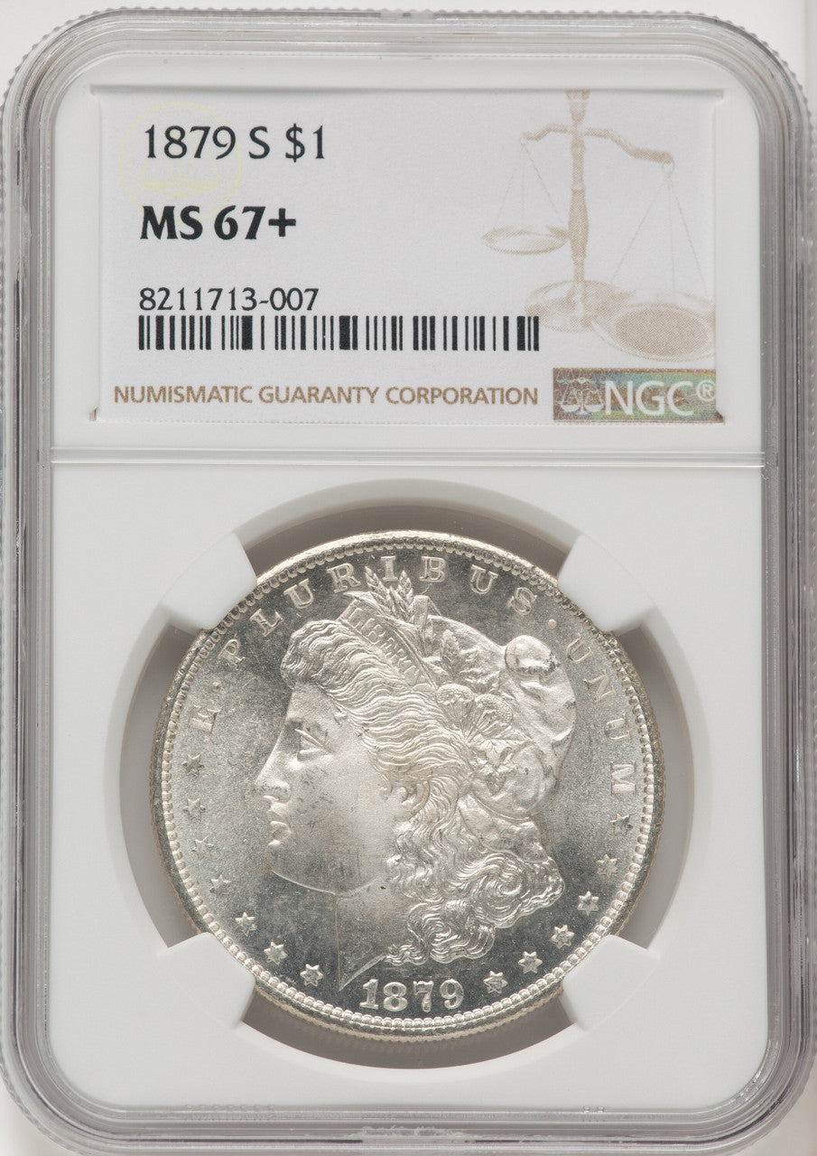 1879-S Morgan Dollar NGC MS67+ (519874031)