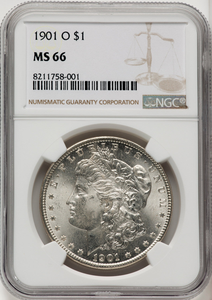 1901-O Morgan Dollar NGC MS66