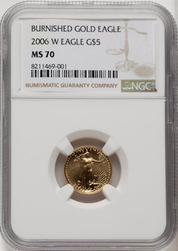 2006-W $5 Tenth-Ounce Gold Eagle NGC MS70 (771120142)