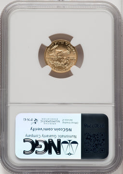 2006-W $5 Tenth-Ounce Gold Eagle NGC MS70 (771120142)