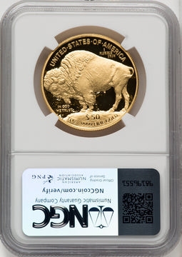 2016-W $50 One-Ounce Gold Buffalo 10th Anniversary NGC PF70 (519850038)