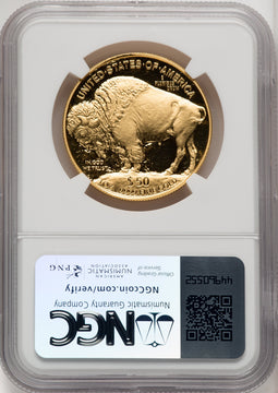 2006-W $50 One-Ounce Gold Buffalo .9999 Fine Gold NGC PF70 (772445002)