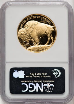 2006-W $50 One-Ounce Gold Buffalo .9999 Fine Gold NGC PF70 (772445001)