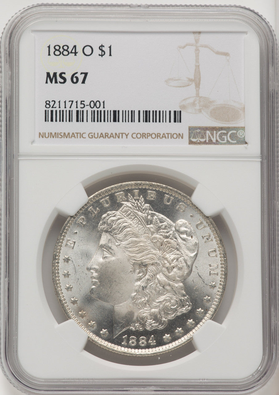 1884-O Morgan Dollar NGC MS67 (519874002)