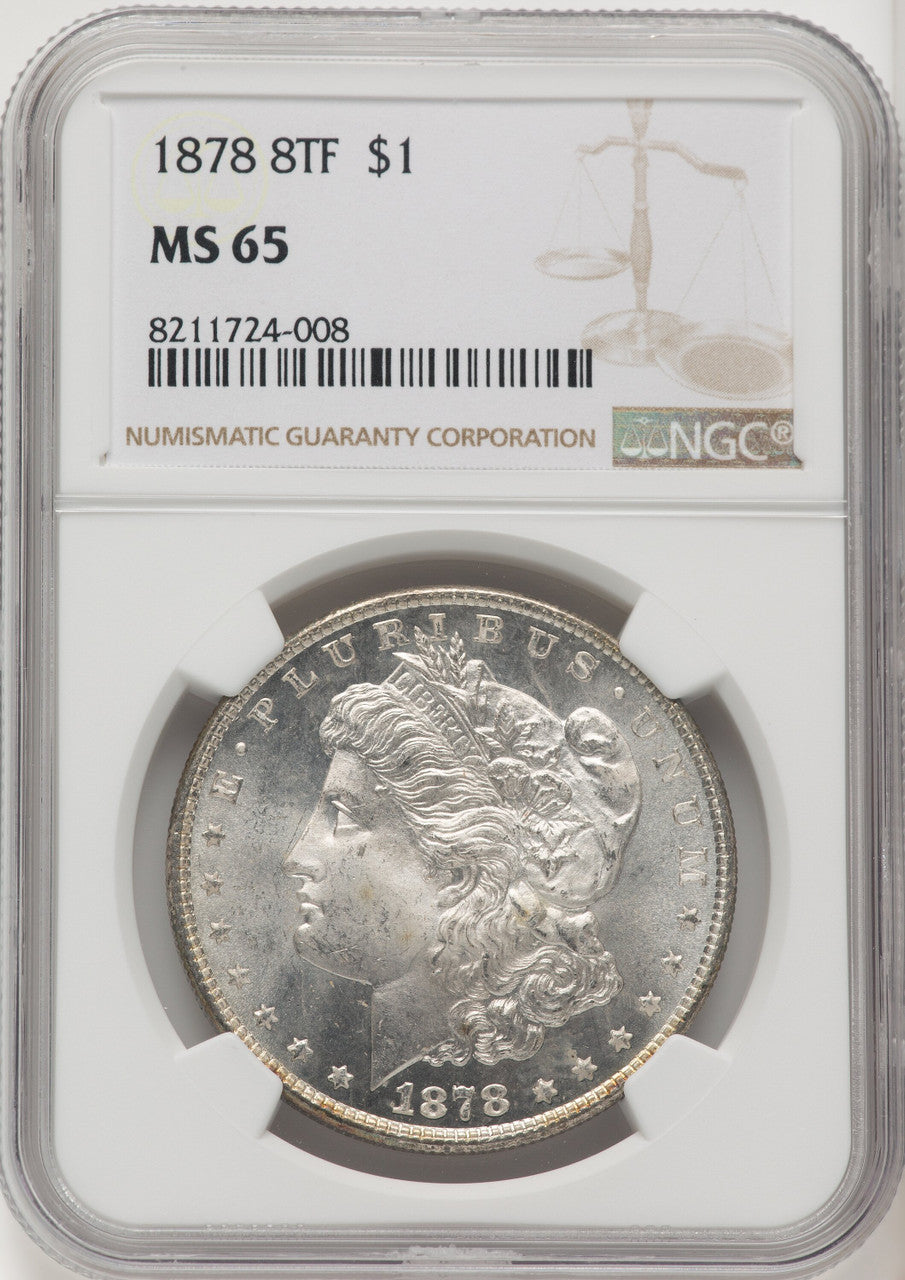 1878 8TF Morgan Dollar NGC MS65 (519876023)