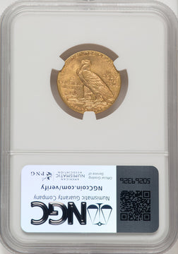 1913 $5 Indian Half Eagle NGC MS64 (519874008)