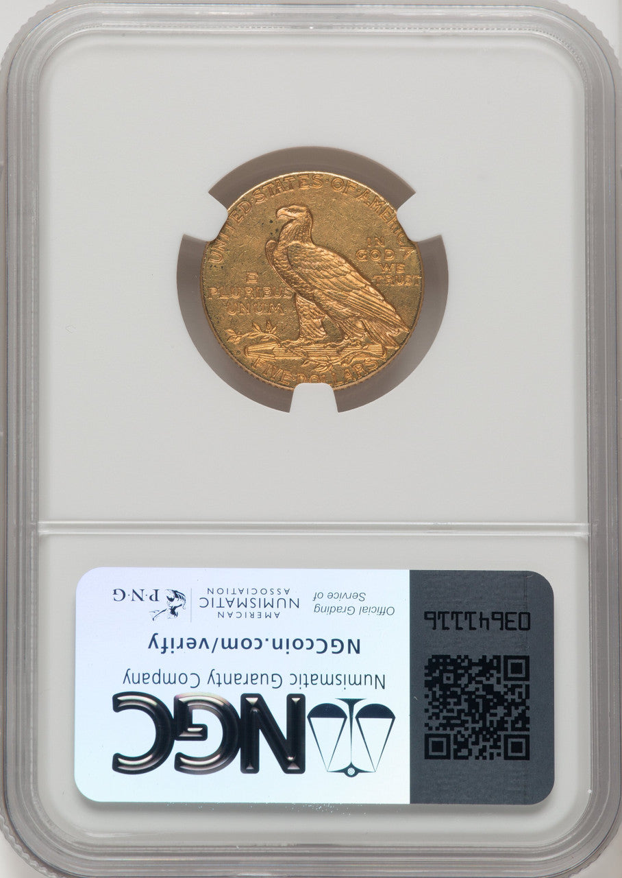 1911-D $5 Indian Half Eagle NGC MS62 (765811002)