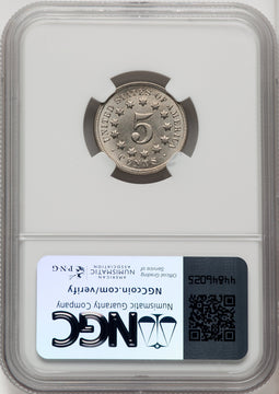 1868 5C Shield Nickel NGC MS66 (771368005)