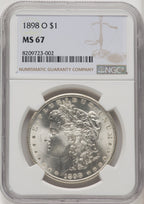 1898-O Morgan Dollar NGC MS67 (910437012)