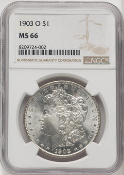 1903-O Morgan Dollar NGC MS66 (910480063)