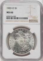 1903-O Morgan Dollar NGC MS66 (910480063)