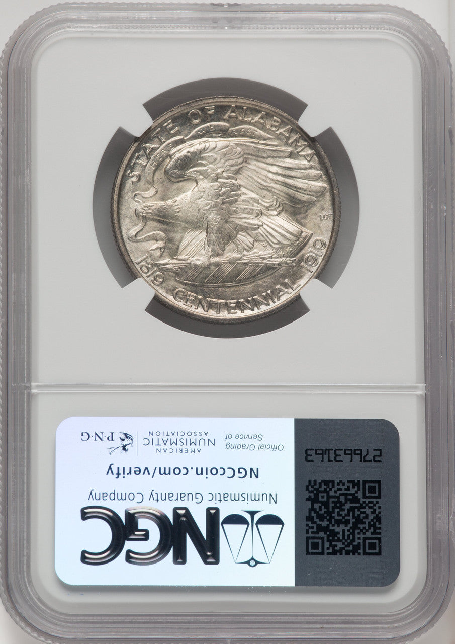 1921 50C Alabama 2X2 Commemorative Silver NGC MS66 (910522021)
