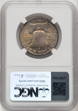 1957 50C FL Franklin Half Dollar NGC MS67 (910276066)