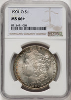 1901-O Morgan Dollar NGC MS66+ (770618001)