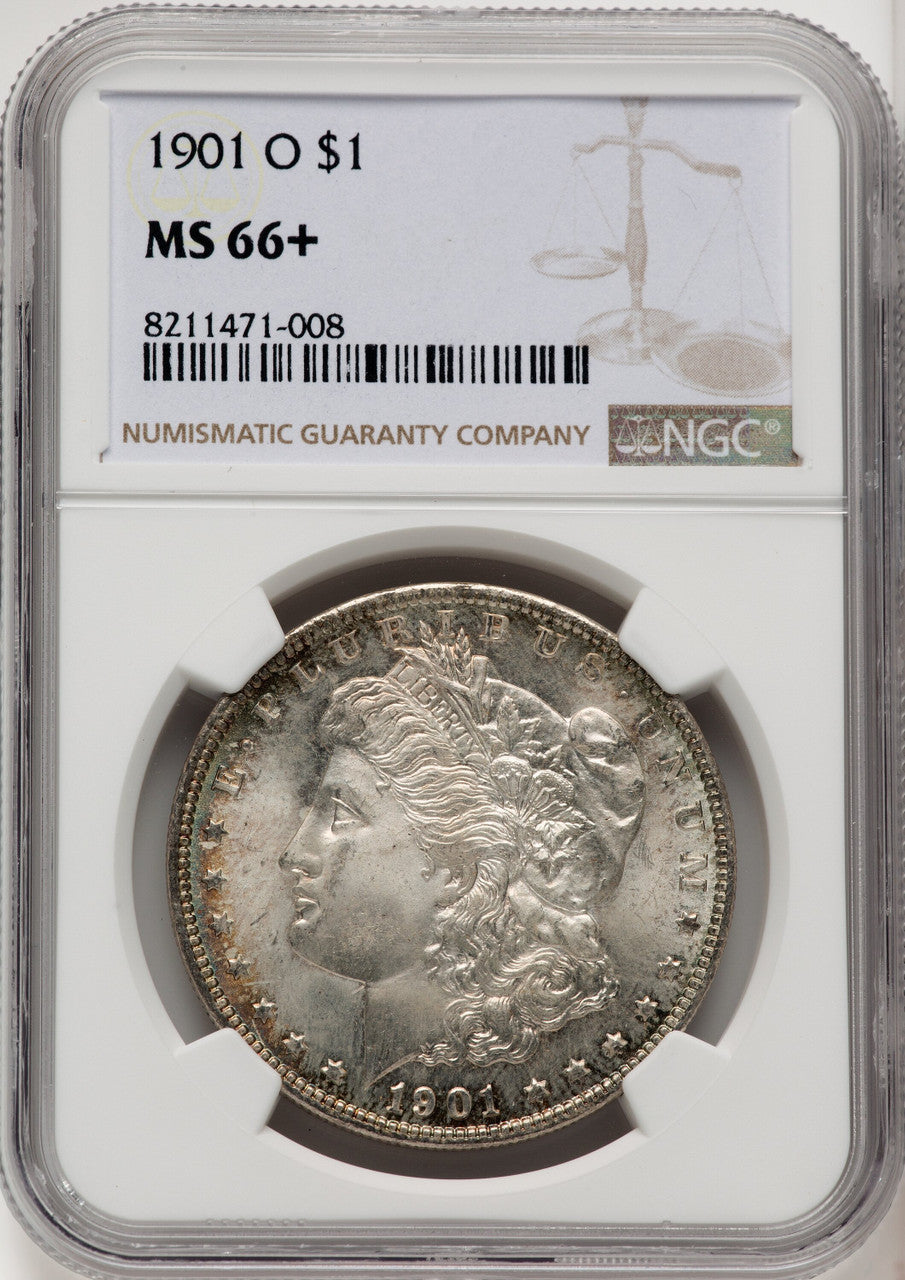 1901-O Morgan Dollar NGC MS66+ (770618001)