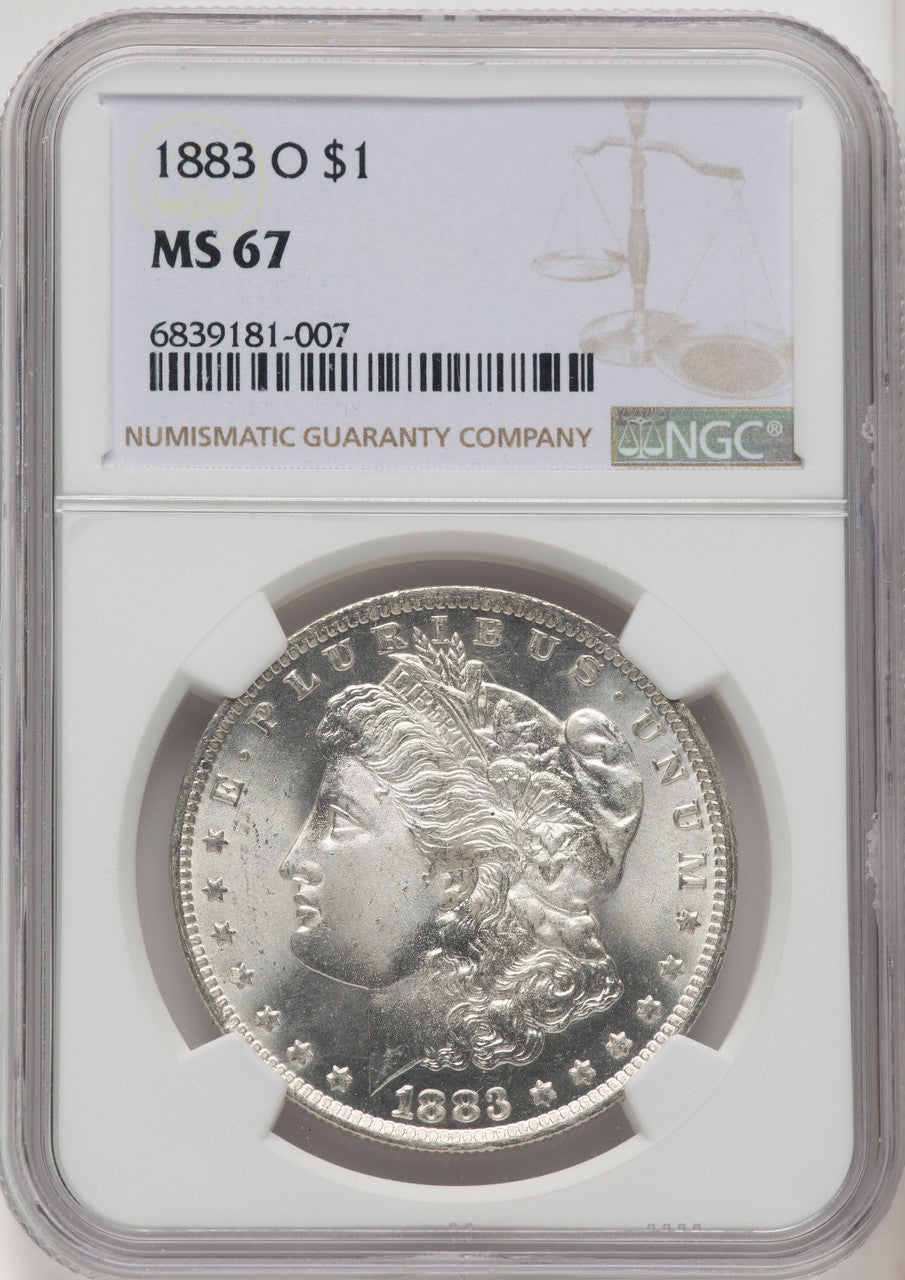 1883-O Morgan Dollar NGC MS67 (769223050)