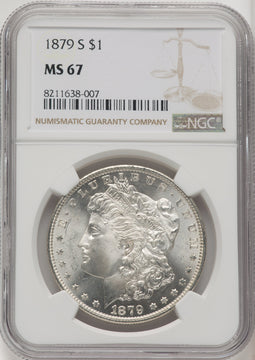 1879-S Morgan Dollar NGC MS67