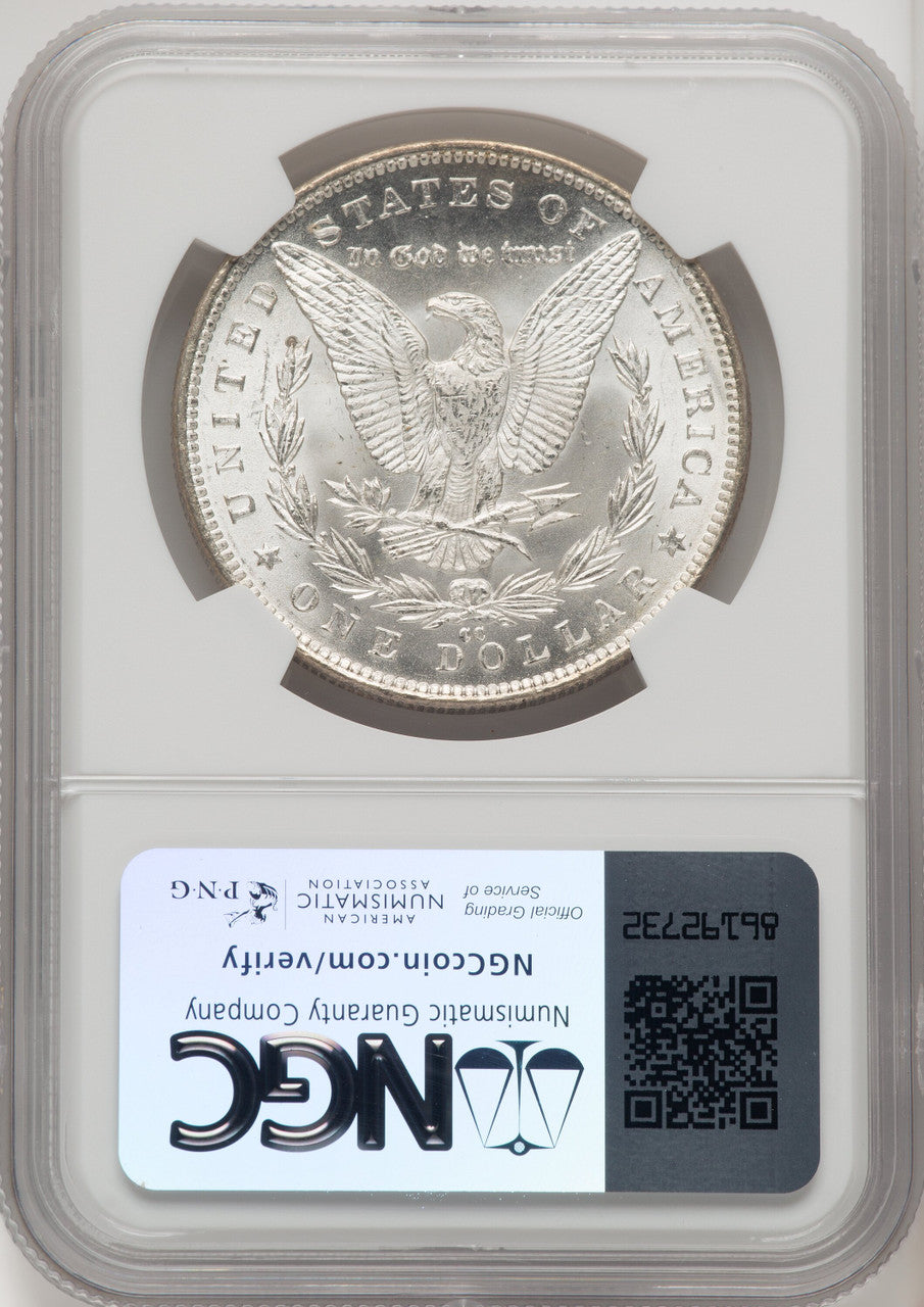 1891-CCVAM-3 Spitting Eagle Morgan Dollar CACG MS64