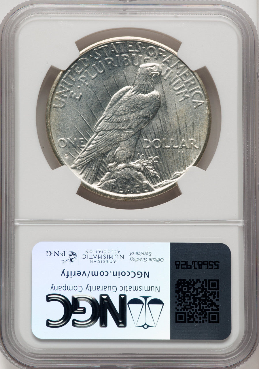 1935-S Peace Dollar NGC MS66