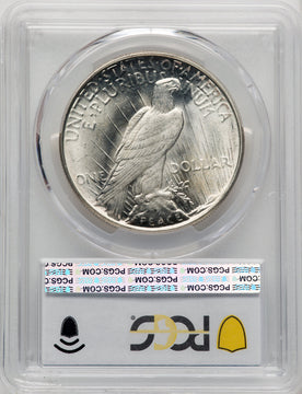 1923-D CAC Peace Dollar PCGS MS66
