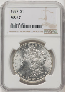 1887 Morgan Dollar NGC MS67 (771271024)