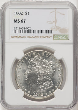 1902 Morgan Dollar NGC MS67 (771356020)
