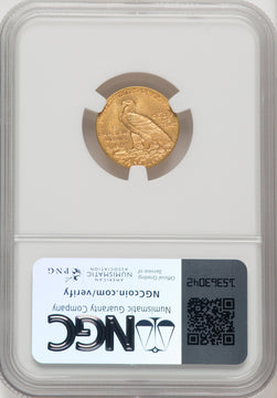 1911 $2.50 Indian Quarter Eagle NGC MS64 (771388002)